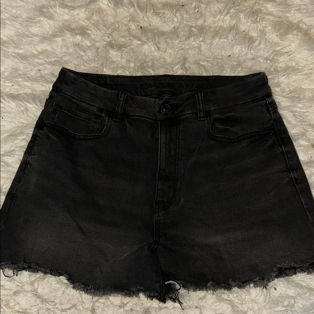 American Eagle Outfitters Black Jean Shorts